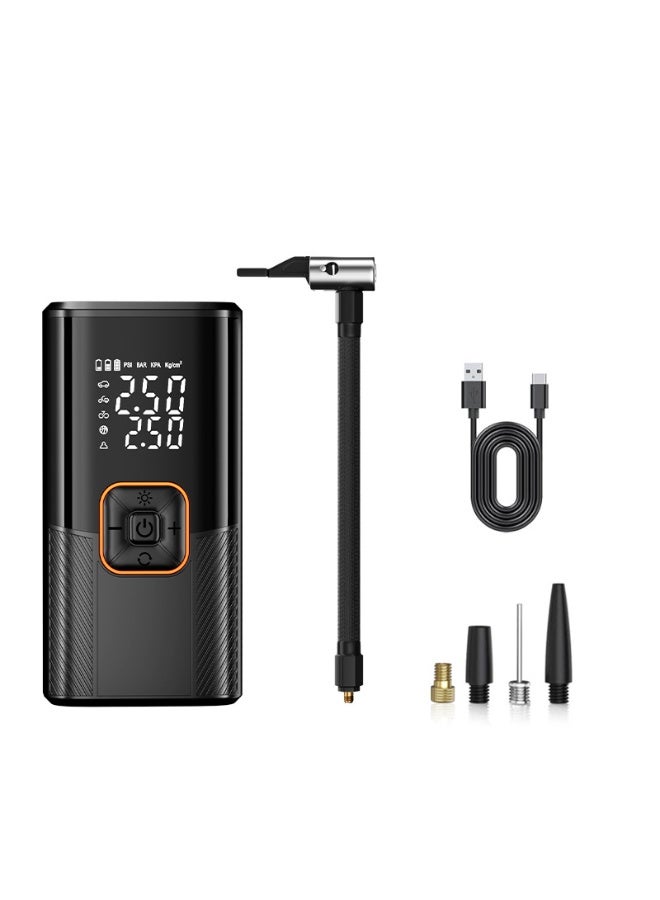 Portable wireless 120W High Pressure Electric Tire Inflator, Digital Car Air Compressor with 150psi ABS Material - Image 5